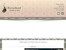 Tablet Screenshot of firewheelsalons.com